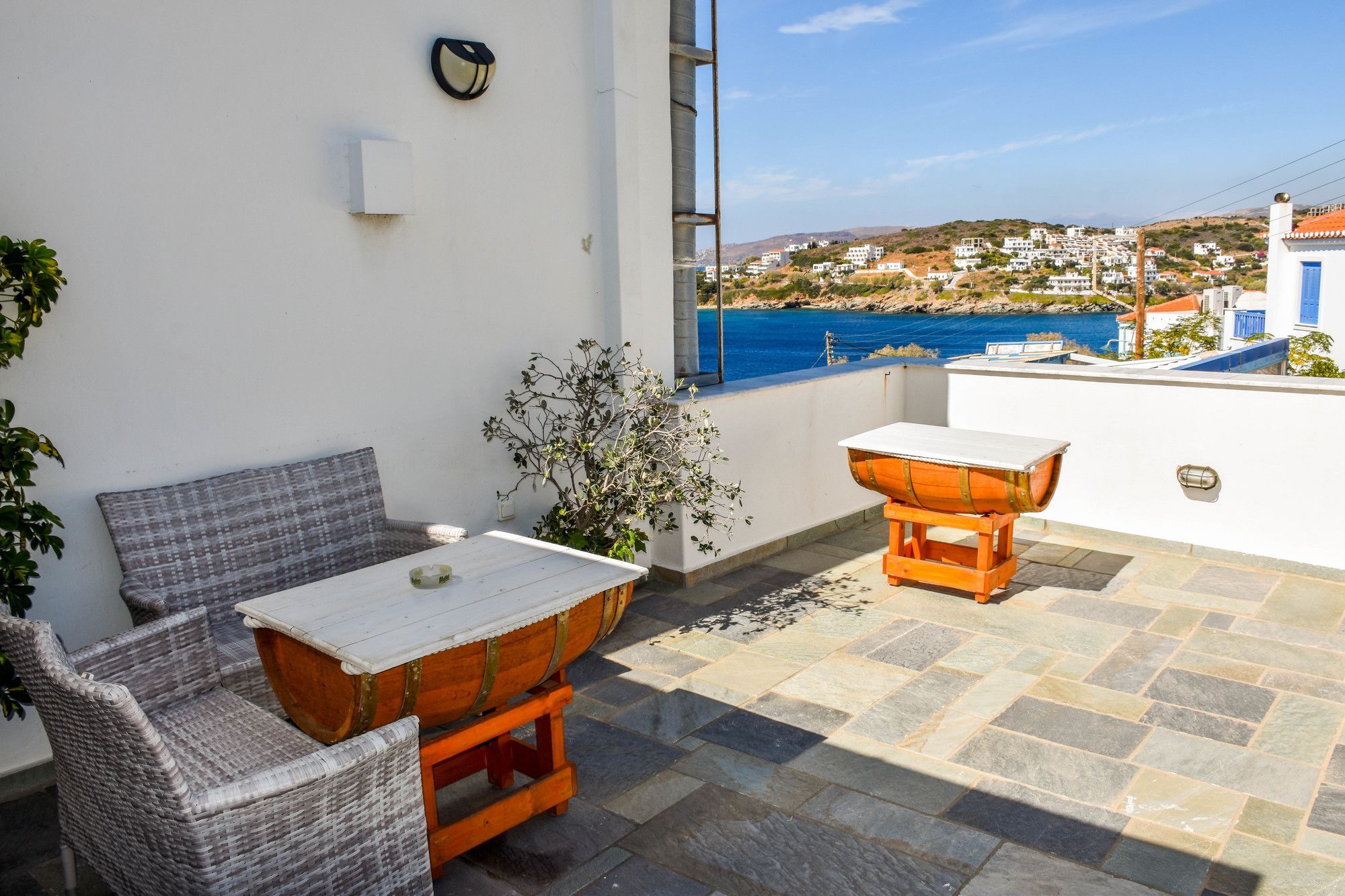 Aegean Sea View Villa Batsi Dış mekan fotoğraf